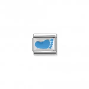 Image of Nomination Composable Classic Promotions Ciao Lapo Feet Light Blue Link 330281/11