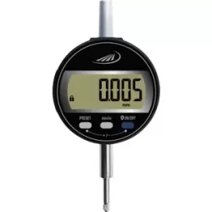 image of HELIOS PREISSER DIGI-MET IP52 1723 502 Dial gauge + LCD 12.5mm Reading: 0.005 mm