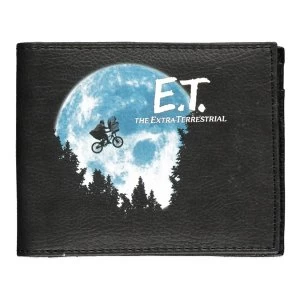 Image of UNIVERSAL E.T. Moon Bi-fold Wallet, Male - Black