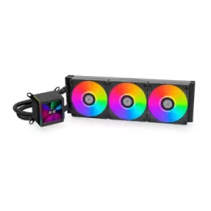 Image of Lian Li Galahad II LCD Performance AIO 360mm CPU Water Cooler - Black - GA2ALCD36B