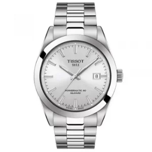 image of Tissot Gentleman Stainless Steel Silver Bracelet Watch...