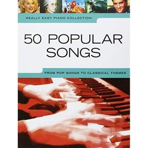 Image of Really Easy Piano: 50 Popular Songs by Music Sales Ltd (Paperback, 2008)