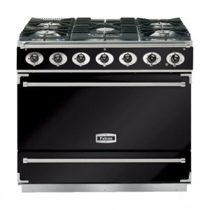 Image of Falcon F900SDFBLCM 87380 90cm Single Cavity Dual Fuel Range Cooker - Black