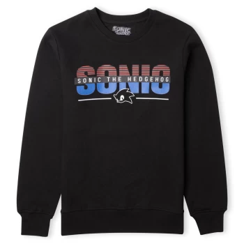 Sonic The Hedgehog Logo Sweatshirt - Black - 4XL