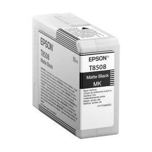 Image of Epson T8508 Matte Black Ink Cartridge