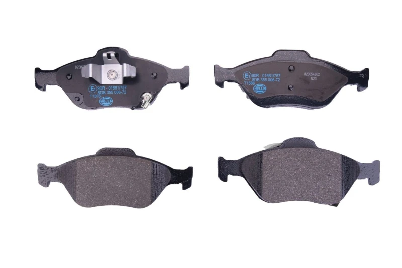 Image of HELLA Brake pad set HELLA 8DB 355 006-721