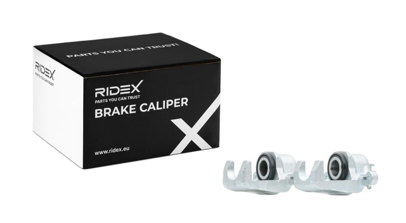 Image of RIDEX 78B1778 Brake caliper Rear Axle, without holder Cast Iron Brake Caliper (78)