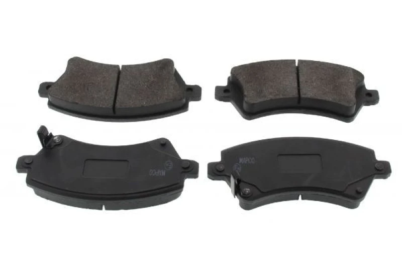 Image of MAPCO 6765 Brake pad set Front Axle, incl. wear warning contact, with anti-squeak plate Brake Pad Set,disc brake (402)