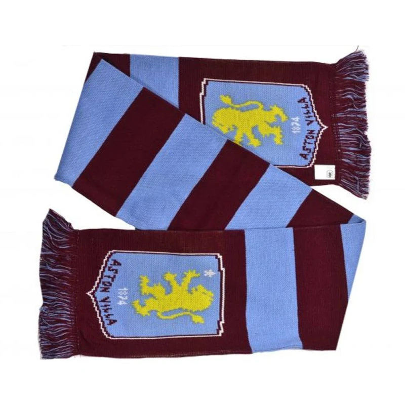 Image of Aston Villa FC Mens Nero Scarf in Blue Blue Male One Size