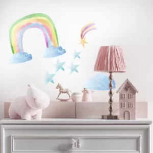 Image of EZO046 Multicolor Decorative Wall Sticker