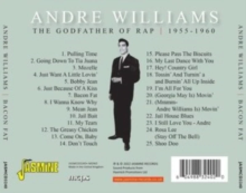 Image of The Godfather of Rap: Bacon Fat & 24 More Sizzling Cuts of Detroit Soul Roots 1955-1960 CD / Album (Jewel Case)