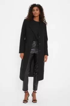 Image of Single Breasted Maxi Coat