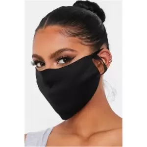 Image of I Saw It First Plain Face Mask - Black