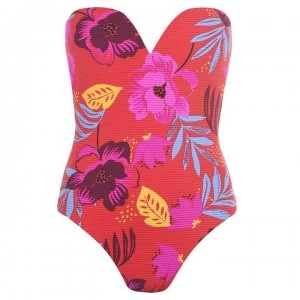 Image of Seafolly Vacay Band Mail Swimsuit - Chilli