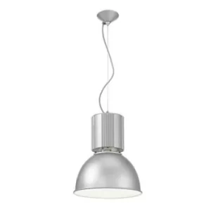 image of Hangar 1 Light Adjustable Dome Ceiling Pendant Aluminium, E27