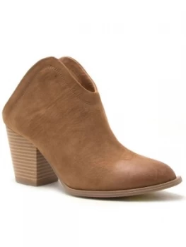 image of Qupid PRENTON 01 SLIP ON ANKLE BOOT Camel