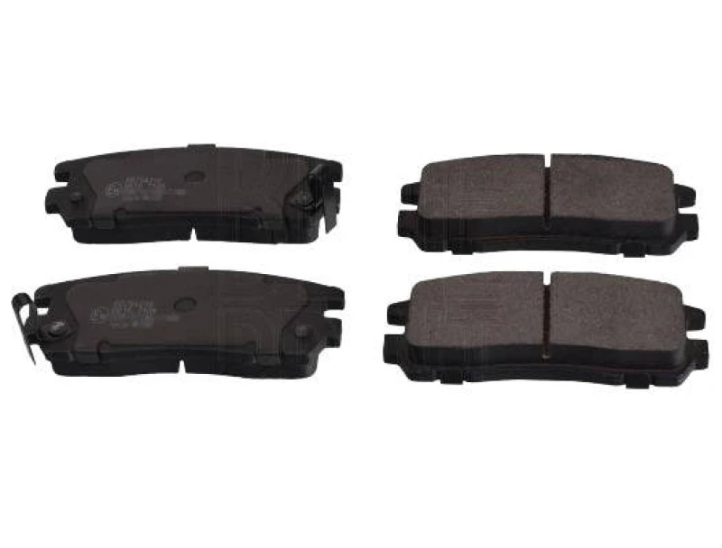 Image of Blue PRINT ADZ94216 Brake pad set Rear Axle, with acoustic wear warning, with anti-squeak plate Brake Pad Set,disc brake (402)