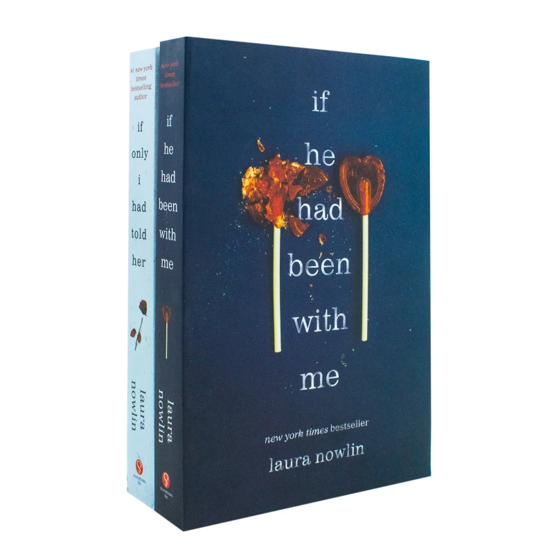 Image of Laura Nowlin 2 Book Set If He Had Been With Me If Only I Had Told Her Young Adult Contemporary Romance Laura Nowlin Books