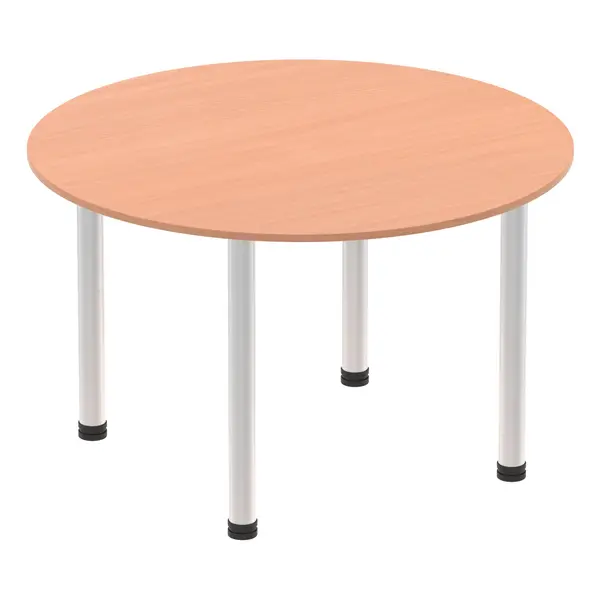 Image of Dynamic Office Solutions Impulse Round Table With Post Leg I003760