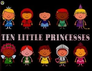 Image of Ten Little Princesses by Simon Rickerty Paperback