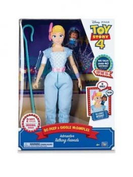 Toy Story Bo Peep With Officer Giggle Mcdimples Interactive Talking Friends - 14 Inch