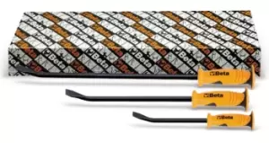 Image of Beta Tools 965/S3 3pc Pry Bar Set - Flat Curved Ends 300/450/600mm 009650019