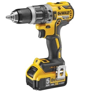 image of DEWALT DCD796P1 XR Brushless Combi Drill 18V 1 x 5.0Ah Li-Ion