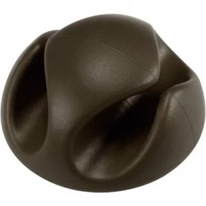 Image of Cable mount Self adhesive Brown 558356