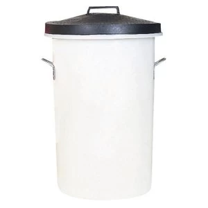 Image of Heavy Duty Dustbin 85 Litre White