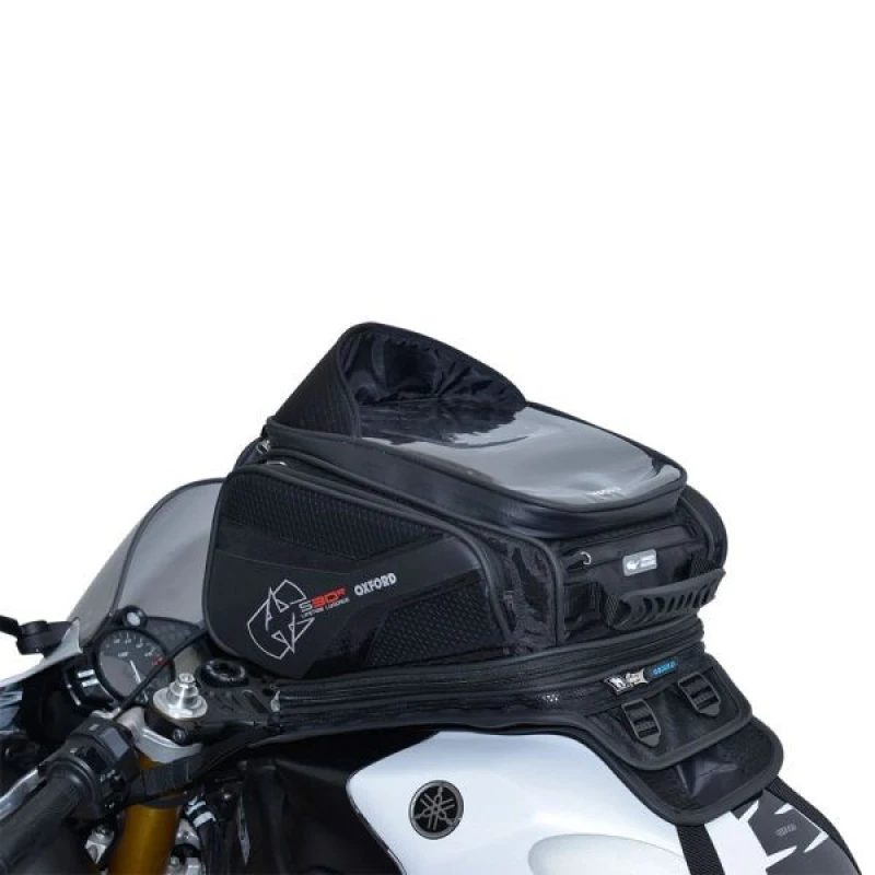 Image of Oxford M1R Micro Motorcycle Tank Bag 1L Red Red