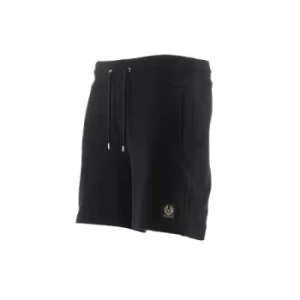 image of Belstaff Black Logo Shorts