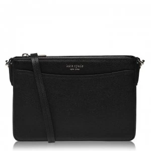 image of Kate Spade Margaux Medium Cross-Body Bag - BLACK 001