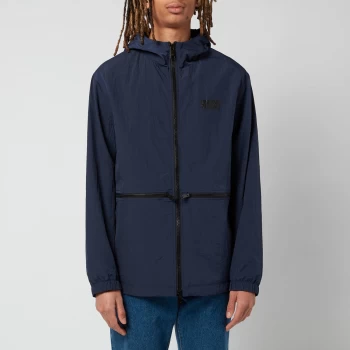 Image of Armani Exchange Mens Nylon Zip-Through Jacket - Navy Blazer - L