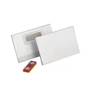 Image of Durable Name Badge 54 x 90mm Magnet Place&hold