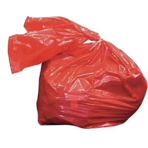 Image of Laundry Soluble Strip Bag 80 Litre Red Pack of 200 RSB4