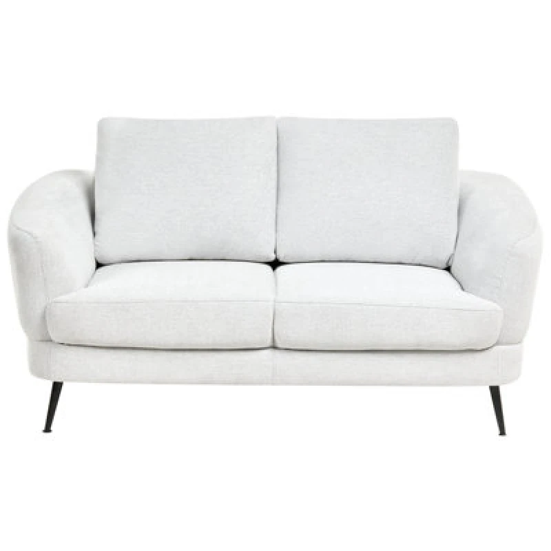 Image of Beliani Sofa 2 Seater Kjaer Fabric Off-White