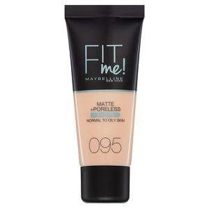 image of Maybelline Fit Me Matte and Poreless Foundation Fair Porcelain Nude