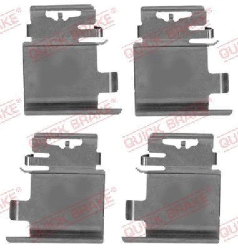 Image of QUICK BRAKE Brake pad fitting kit QUICK BRAKE 109-0142