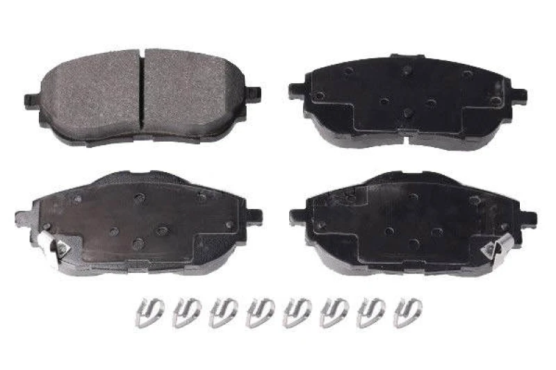 Image of SWAG 33 10 9765 Brake pad set Front Axle, with acoustic wear warning Brake Pad Set,disc brake (402)