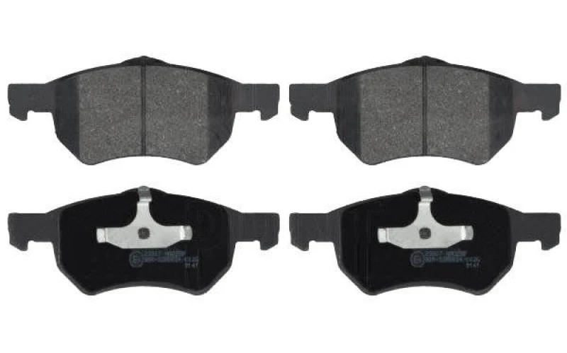 Image of Blue PRINT ADA104204 Brake pad set Front Axle, with piston clip Brake Pad Set,disc brake (402)