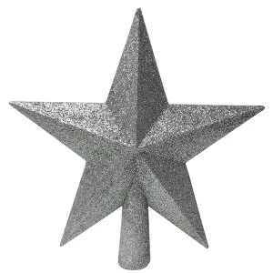 Image of Robert Dyas 20cm Tree Star - Silver/Gold