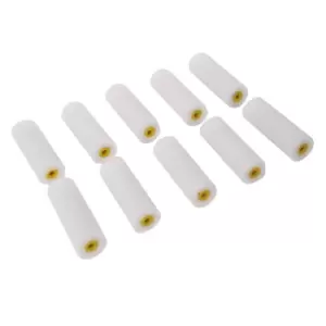 Image of Silverline 100mm Mini Roller Sleeves 10pk Gloss 398771