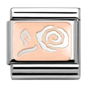 image of Nomination CLASSIC Rose Gold Cut Out Rose Charm 430101/13