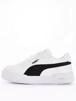 image of Puma Kids Ca Pro Classic Trainer, White/Black, Size 11 Younger