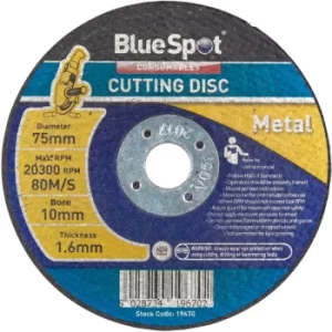 Image of BlueSpot 19670 75mm (3") Metal Cutting Disc