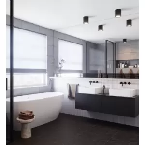 Image of Landon Long LED Bathroom Ceiling Light Black, 2700K