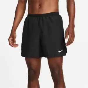 Nike Dri-FIT Challenger Mens Brief-Lined Running Shorts - Black