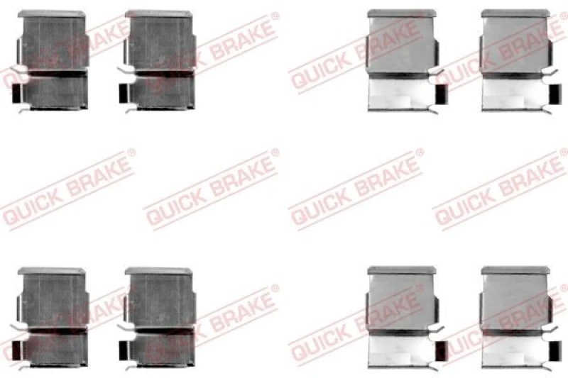 Image of QUICK BRAKE Brake pad fitting kit QUICK BRAKE 109-1033