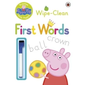 Image of Peppa Pig: Practise with Peppa - Wipe-Clean First Words by Penguin Books Ltd (Paperback, 2015)