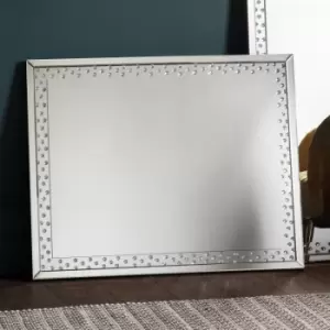 Image of Gallery Interiors Eastmoore Silver Mirror Large